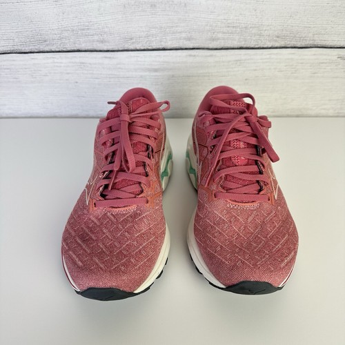 Mizuno Wave Inspire 18 Pink Rosette Snow White Running Shoes Women’s Size 7.5 US - 第 4/11 張圖片