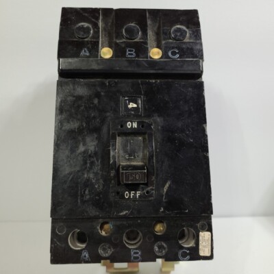 Square D Q2 Q2B Q2B32150H 3 Pole 150 Amp 240v Circuit Breaker Black 