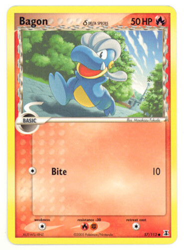 Pokemon - Bagon (Delta) - 57/113 - Common - EX Delta Species - NM