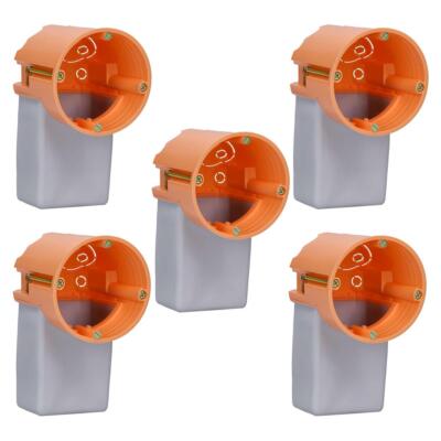 5x Voxura Elektronikdose Hohlwand Tunneldose Gerätedose Schalterdose Tiefe 75mm 