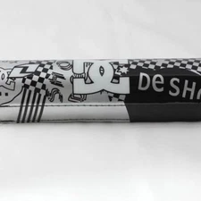 New Black/Silver DC Dense Foam Handlebar Protector Pad 7.9in Length