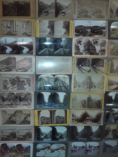 60x RARE Antique CANADA COLORADO Railroad Train Bridge Railway Stereoview Lot - Picture 2 of 4