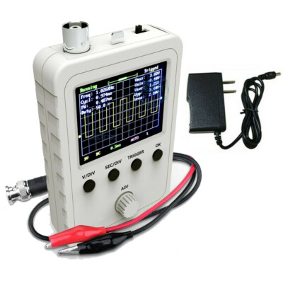 2.4 inch LCD Display DSO150 Digital Oscilloscope Assembled Case Test Clip+Power