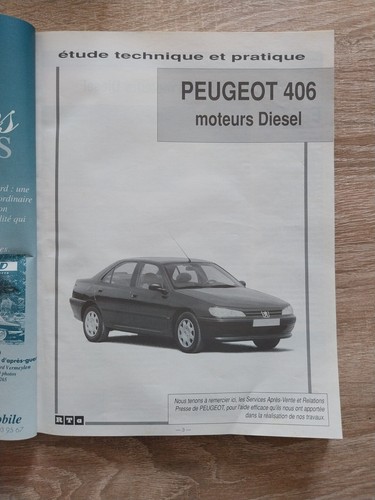 Revue Technique Peugeot 406 1.9 2.1 D Sl st SV SVE Diesel Rta Peugeot 406 Diesel - Imagen 4 de 19