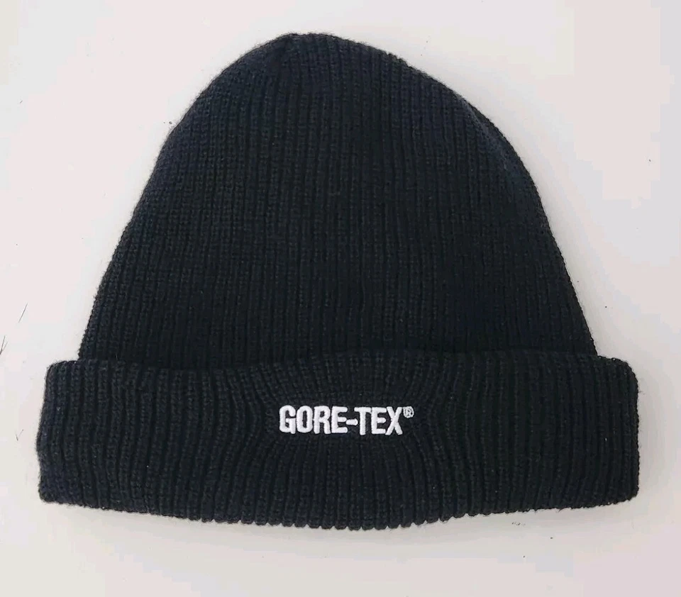 FW18 Supreme GORE-TEX Bonnet Noir Imperméable Petit Logo Boîte - Photo 2/4