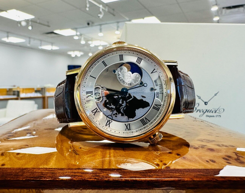 Breguet Classique "Europe" Hora Mundi 18K Rose Gold Watch 5717BR/EU/9ZU B/PAPER - Picture 9 of 10