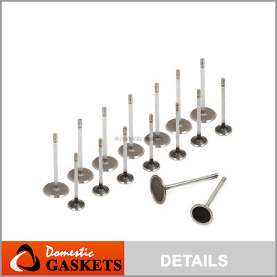 SET OF 16 5.7 HEMI VALVES 03 - 08 DODGE CHRYSLER JEEP INTAKE EXHAUST 16 SET OF 16 5.7 HEMI VALVES 03 - 08 DODGE CHRYSLER JEEP INTAKE EXHAUST 16