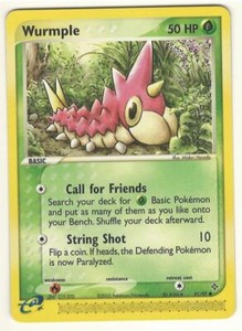 POKEMON WURMPLE 81/97 - EX DRAGON CARD - NEAR MINT / MINT - LOOK !!!