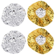 4PCS Elastic Salon Hat Hair Coloring Hat Salon Beauty Caps Foil Spa Shower Hat