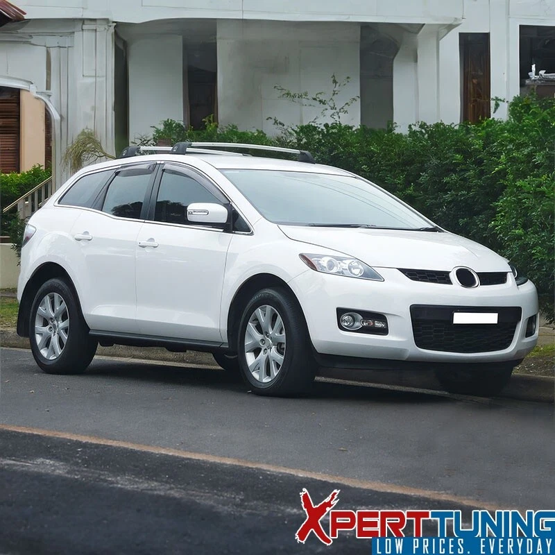 Fits 08-12 Mazda CX7 4DR 4PCS Window Visors Vent Sun Guard Deflector Acrylic Foto 2 de 4