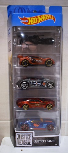 MATTEL HOT WHEELS 5 CAR SETS JUSTICE LEAGUE HORSEPOWER FORMULA SPACE NIGHTBURNER - Picture 4 of 7