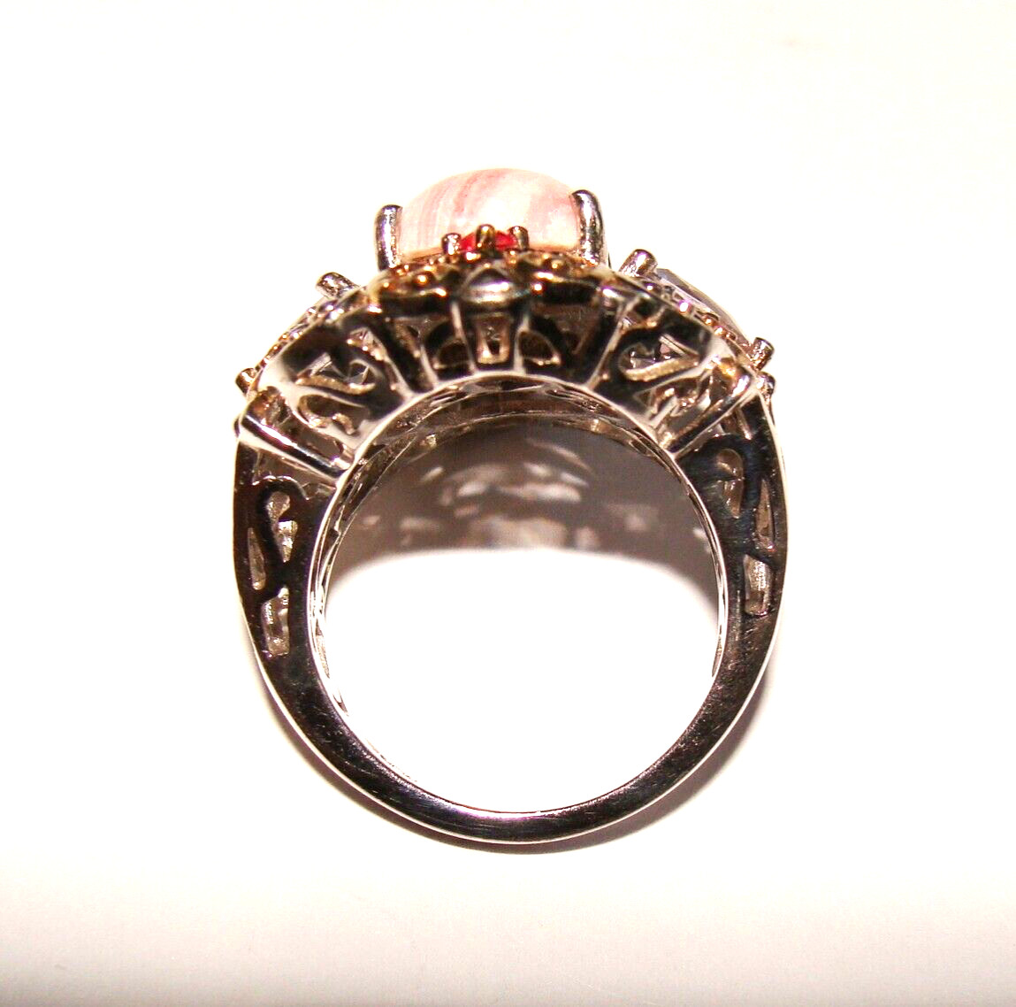 Big 10.2g Sterling Silver 2 Tone Rhodochrosite & … - image 4