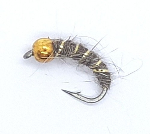 Selecciones de oreja de liebre ninfa de río Goldhead, moscas de pesca de trucha - Imagen 9 de 10