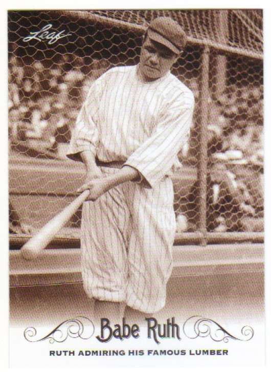 2016 Leaf Babe Ruth Collection #44 Babe Ruth 