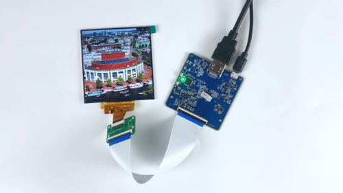 4'' 720*720 LCD Display IPS Square TFT Panel Module HDMI Driver Board Controller - Video 1 of 1