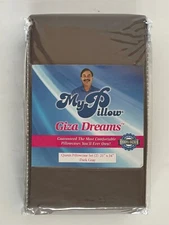 My Pillow Queen Pillowcase Set of 2 – 21” x 34” – Dark Gray – NEW!