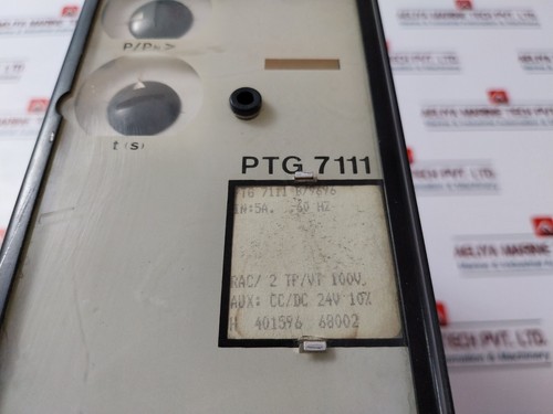 C.E.E. PTG 7111 B/9696 Overpower Relay 5A 60 Hz - Picture 6 of 12
