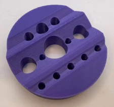 Gunsmith & Machinist Bench Pin Block Tool 223 556 1911 M&P Glock USA PURPLE!