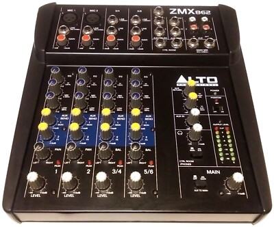 【本日限定値下げ】ALTO/アルト ZEPHYR ZMX862 ミキサー ALTO PA SALE!!】ALTO/6チャンネル・コンパクト・ミキサ/ ZMX862