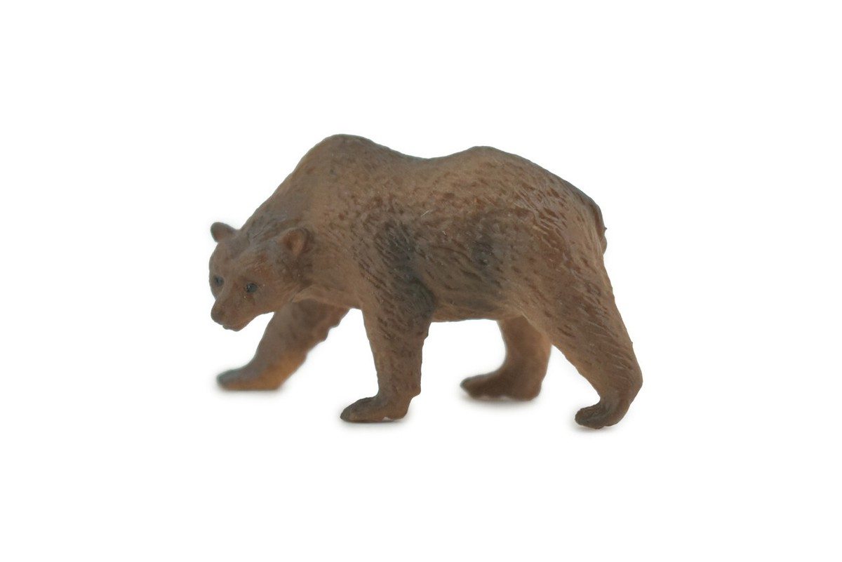 Grizzly, Brown Bear, Realistic Figure Model Replica Toy Kids Gift