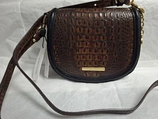 Brahmin Tuscan Collection Black Briar Crossbody Bag