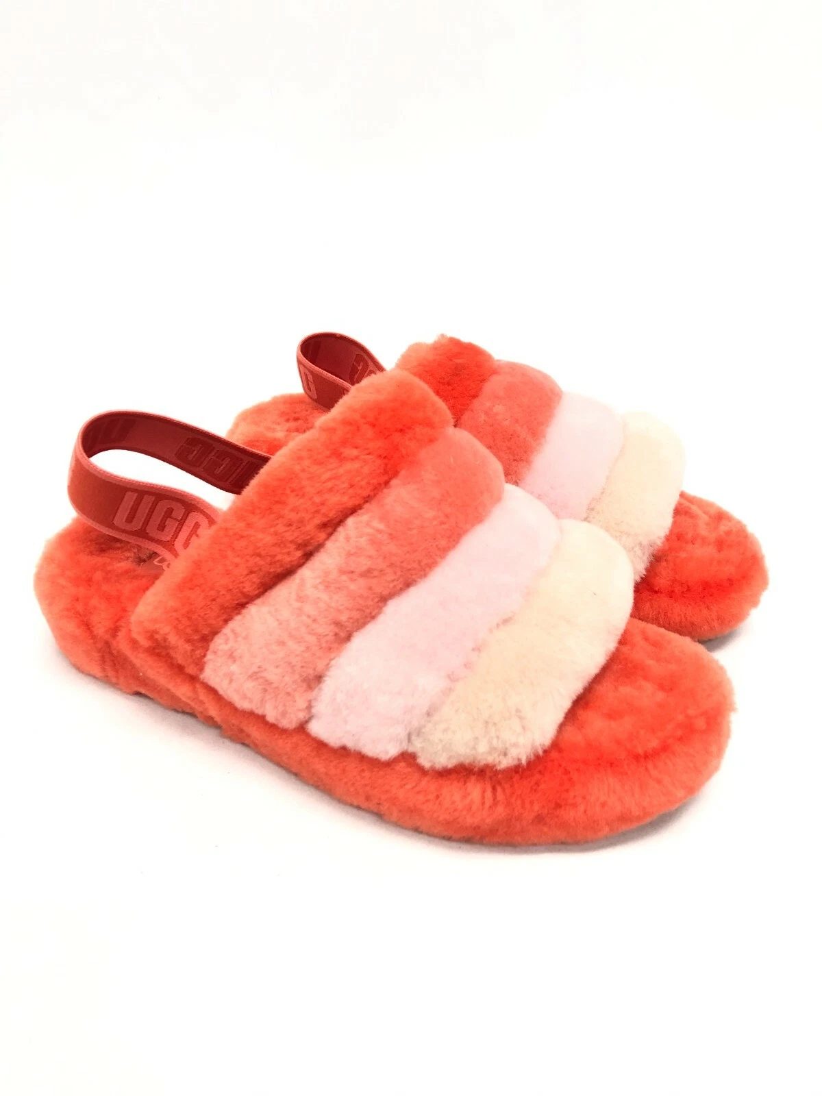 UGG Australia Slingback Fluff Yeah Slides Lava Flow Multi Pantofole 1097169