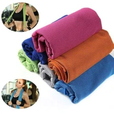 Buy 2 get 1 free ice Cooling Towel for Sports/Workout/Fitness/Gym/Yoga/Pilates