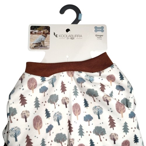 Koolaburra By UGG Dog Large Ginger Brown Print Pet Pajama Shirt - Picture 6 of 9