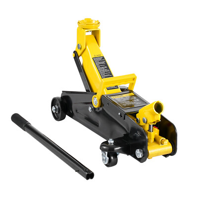 #ad VEVOR Low Profile Floor Jack 2 Ton Single Piston Heavy Steel Hydraulic Car Jack $45.99