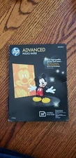HP 20 Ct 5" x 7" Glossy Advanced Photo Paper White CG812A Inkjet Print Picture 