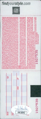 Mike Napoli Los Angeles Angels Signed Game Ticket JSA Authenticated - Picture 2 of 3
