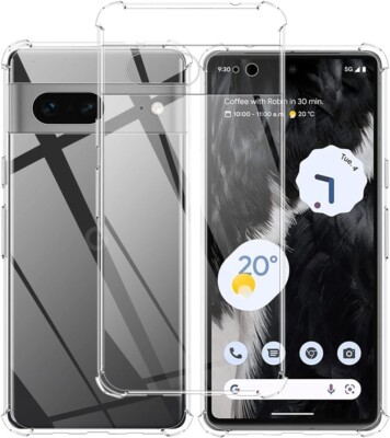 Custodia Trasparente Per Google Pixel 8A/8PRO, Silicone Gel Telefono & 2 X Vetro
