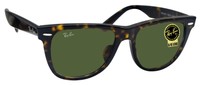 Ray Ban Rb2140f 902 Wayfarer Tortoise Frame Crystal Green 52mm Lens on sale Ray Ban Rb2140f 902 Wayfarer Tortoise Frame Crystal Green 52mm Lens on sale