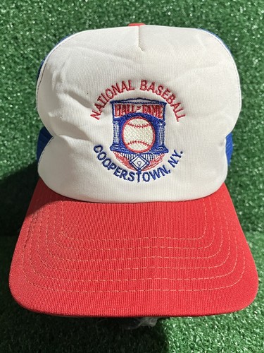 Vintage National Baseball Hall of Fame Mütze Cooperstown, NY Snapback USA MLB