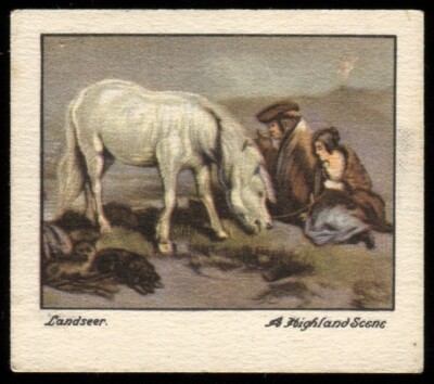 Tabakkarte, Godfrey Phillips, OLD MASTERS, 1939, A Highland Scene, #2