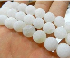 6mm White Dream Fire Dragon Veins Agate Gemstone Round Loose Beads 15" Strand