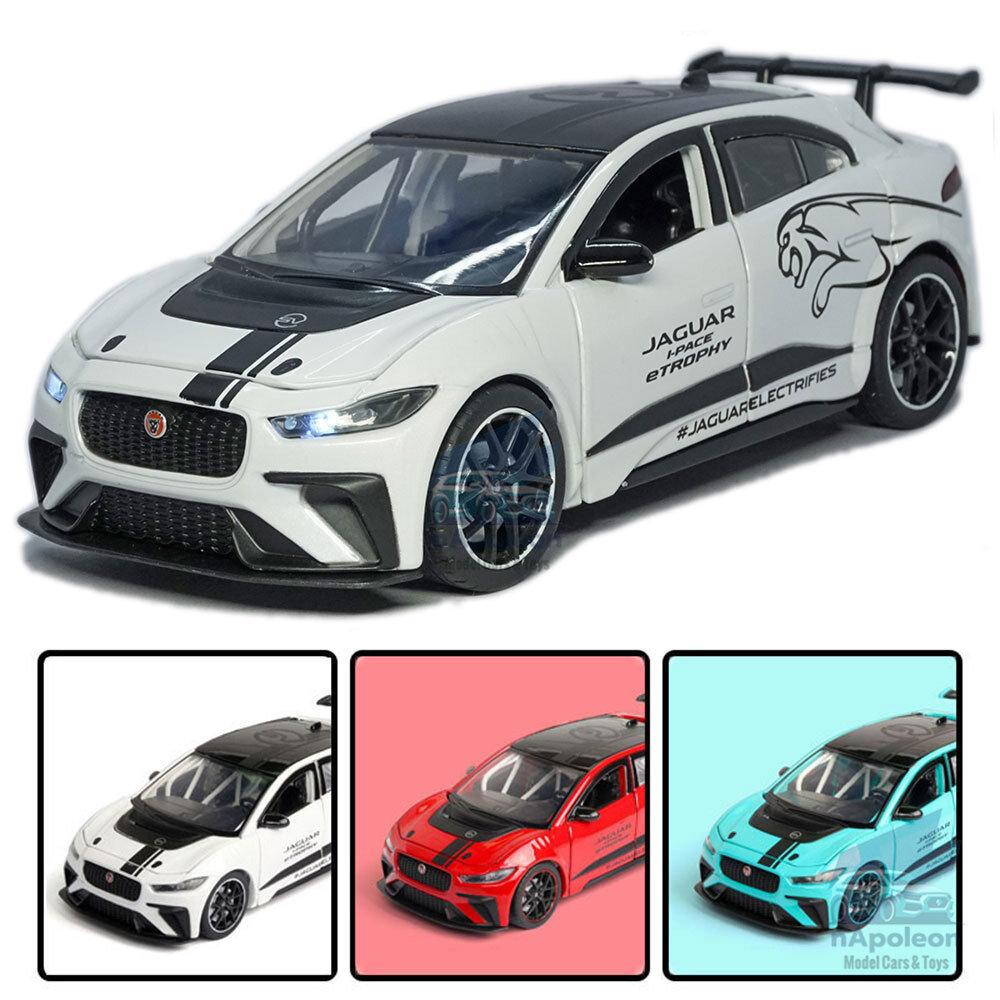 1/32 Jaguar I-Pace eTROPHY Model Car Diecast Toy Vehicle Collection Kid Gift