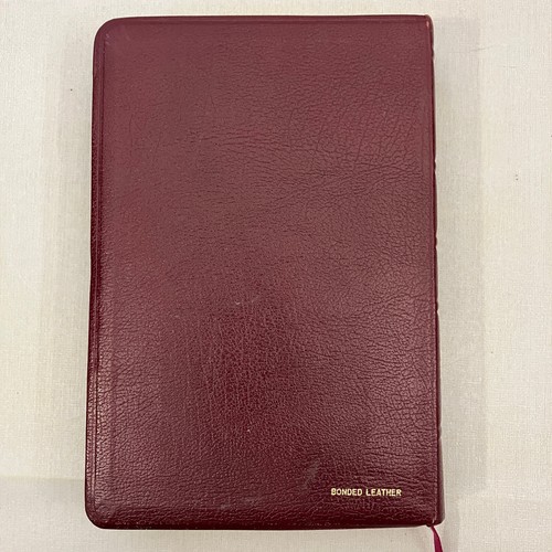Open Bible Expanded Edition KJV Burgundy Bonded Leather VTG 1985 Thomas Nelson - Picture 3 of 12