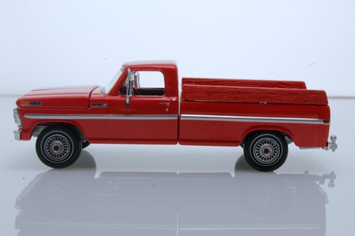 1970 Ford F-100 Farm and Ranch Special RED Pickup Truck 1/64 Scale Diecast - Picture 3 of 9
