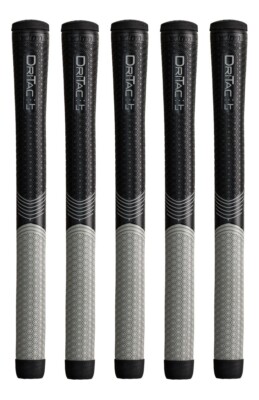 Set of 5 Winn Dri-tac LT (less Taper) Golf Grip  7LTDT-BKG