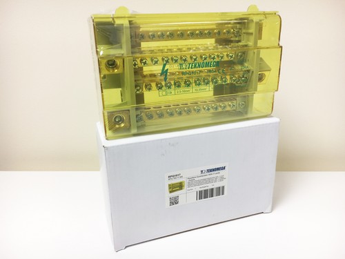 Teknomega Omega 4 Pole Distribution Block 160 Amp Rpq160 11 Ms 11 Outputs Ebay