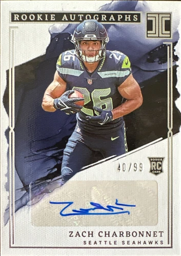 2023 Panini Impeccable Zach Charbonnet #RA-ZC