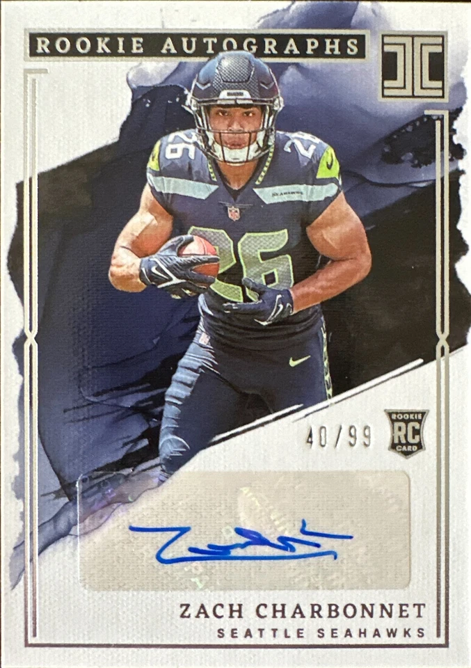 2023 Panini Impeccable Zach Charbonnet #RA-ZC