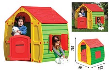 casetta da esterno bambini casa gioco 110 cm altezza QUANTITA' LIMITATA