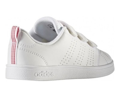 Adidas Advantage bianco / rosa sneakers bimba BB9978 | eBay