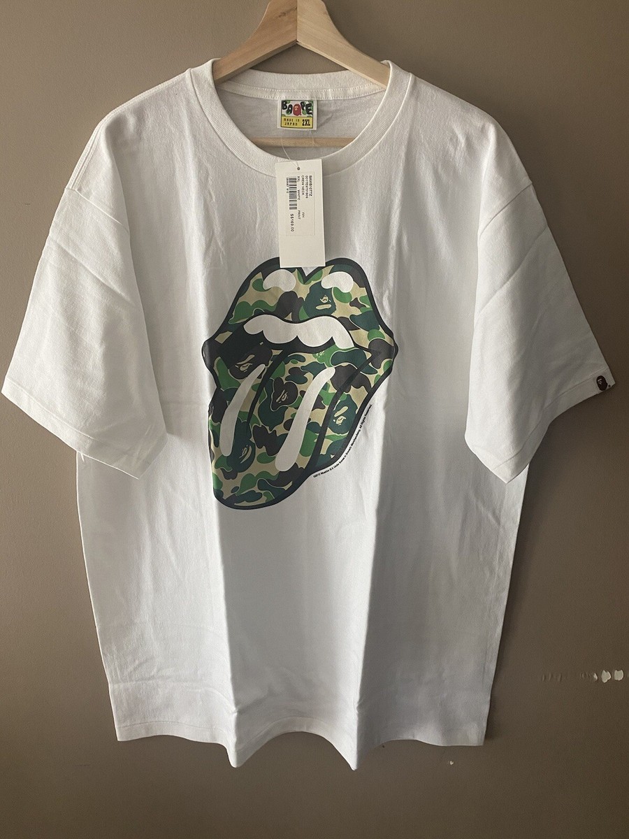 bape x rolling stones Tee | eBay