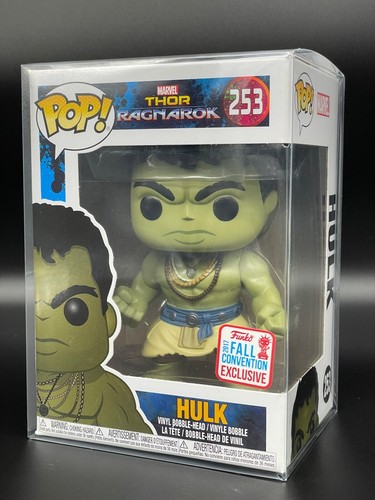 Funko Pop! Thor Ragnarok: Hulk Fall Convention Exclusive #253 w/Protector