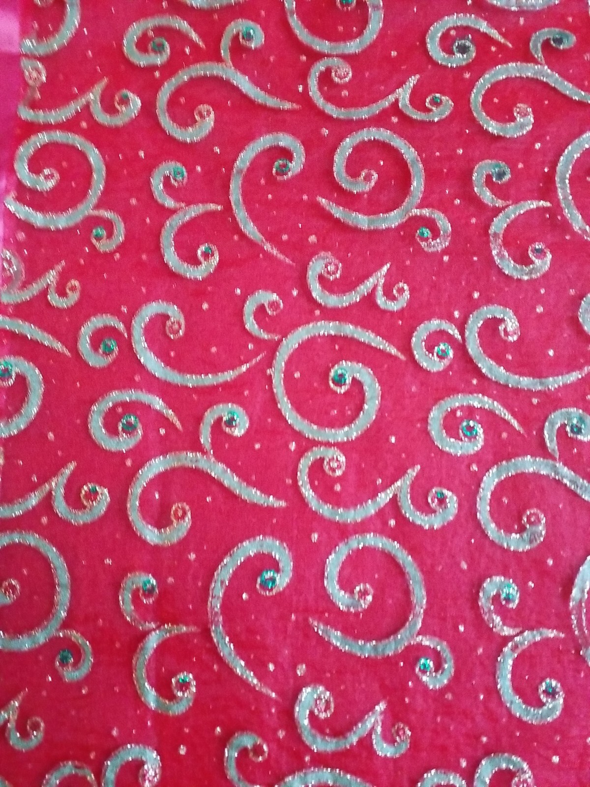 Red Christmas Table Runner eBay