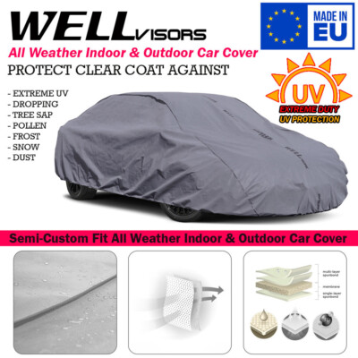 WELLvisors All Weather Car Cover For 1989-1994 Mazda Eunos 100 HB 5-Door