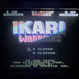 Ikari Warriors - Authentic Nintendo NES - Tested & Works